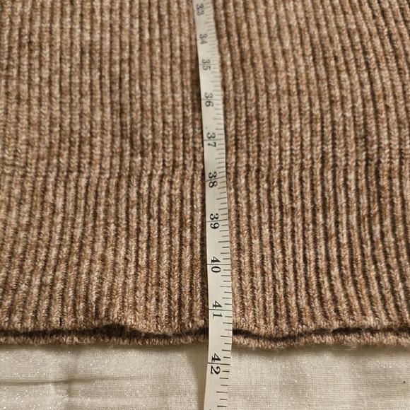 Caslon Women's Cowl Neck Sweater Dress in Tan - Picture 9 of 13